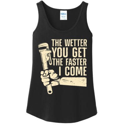 Funny Plumber Art For Steamfitter Plumbing Lovers Ladies Essential Tank