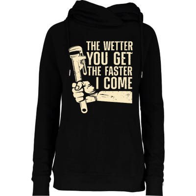 Funny Plumber Art For Steamfitter Plumbing Lovers Womens Funnel Neck Pullover Hood