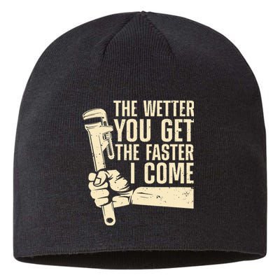 Funny Plumber Art For Steamfitter Plumbing Lovers Sustainable Beanie