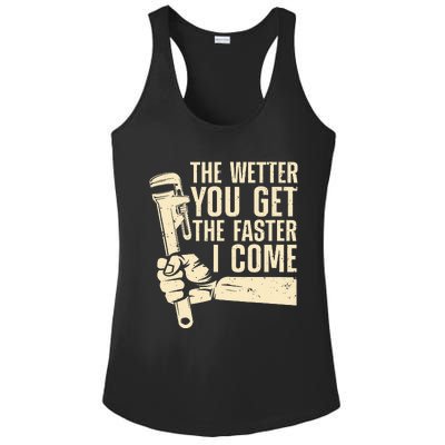 Funny Plumber Art For Steamfitter Plumbing Lovers Ladies PosiCharge Competitor Racerback Tank