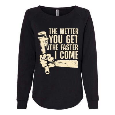 Funny Plumber Art For Steamfitter Plumbing Lovers Womens California Wash Sweatshirt