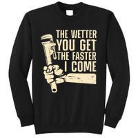 Funny Plumber Art For Steamfitter Plumbing Lovers Tall Sweatshirt