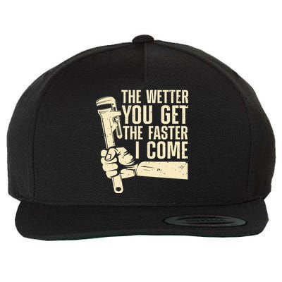 Funny Plumber Art For Steamfitter Plumbing Lovers Wool Snapback Cap