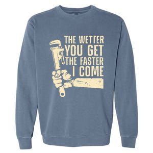 Funny Plumber Art For Steamfitter Plumbing Lovers Garment-Dyed Sweatshirt