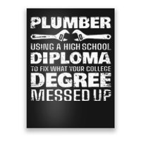 Funny Plumber Art For  Pipefitter Pipe Plumber Poster