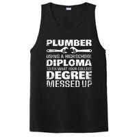 Funny Plumber Art For  Pipefitter Pipe Plumber PosiCharge Competitor Tank