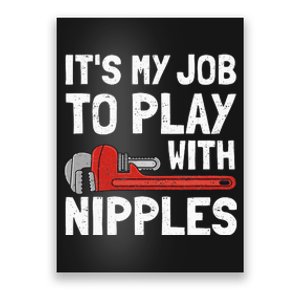 Funny Plumber Art For Steamfitter Plumbing Tools Poster