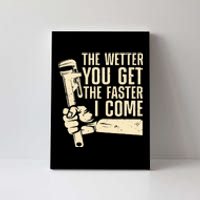 Funny Plumber Art For  Steamfitter Plumbing Canvas