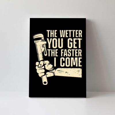 Funny Plumber Art For  Steamfitter Plumbing Canvas