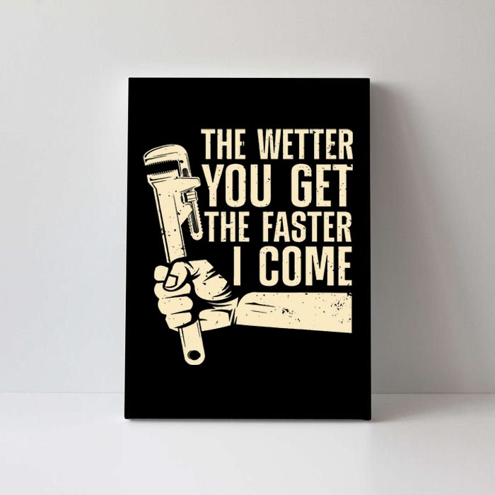 Funny Plumber Art For  Steamfitter Plumbing Canvas