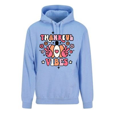 Fall Pumpkin Autumn Season Thankful Vibes Thanksgiving Day Cute Gift Unisex Surf Hoodie