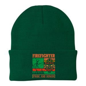 Firefighter Pride And Honor Knit Cap Winter Beanie