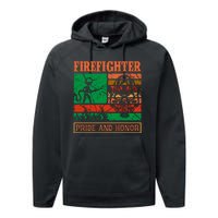 Firefighter Pride And Honor Performance Fleece Hoodie