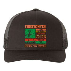 Firefighter Pride And Honor Yupoong Adult 5-Panel Trucker Hat