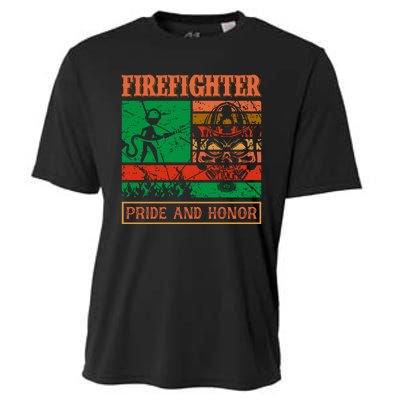 Firefighter Pride And Honor Cooling Performance Crew T-Shirt