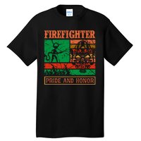 Firefighter Pride And Honor Tall T-Shirt