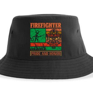 Firefighter Pride And Honor Sustainable Bucket Hat