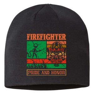 Firefighter Pride And Honor Sustainable Beanie