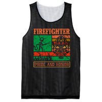 Firefighter Pride And Honor Mesh Reversible Basketball Jersey Tank