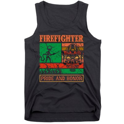 Firefighter Pride And Honor Tank Top