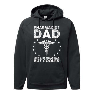 Funny Pharmacist Art For Dad School Pharmacy Technicians Performance Fleece Hoodie