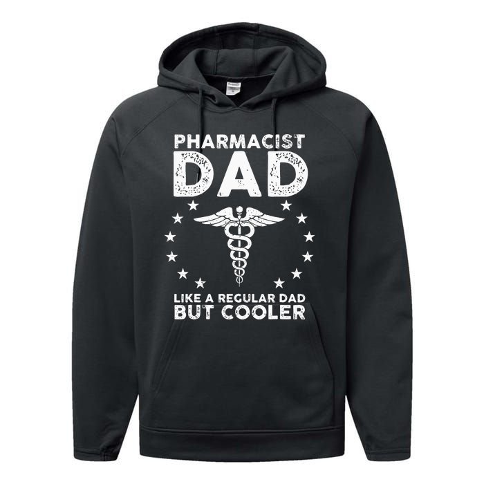 Funny Pharmacist Art For Dad School Pharmacy Technicians Performance Fleece Hoodie