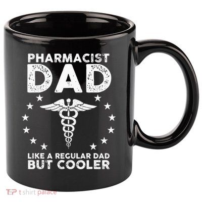 Funny Pharmacist Art For Dad School Pharmacy Technicians 11oz C Handle Ceramic Mug