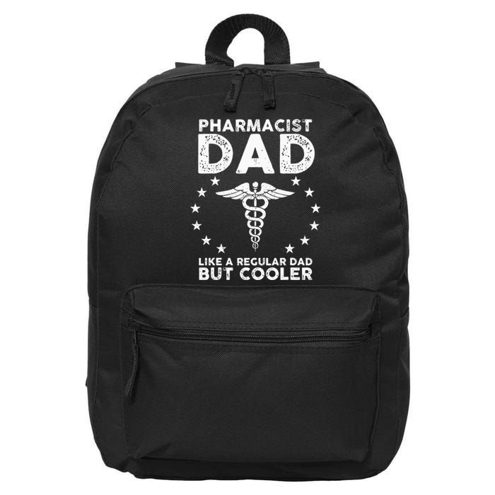 Funny Pharmacist Art For Dad School Pharmacy Technicians 16 in Basic Backpack