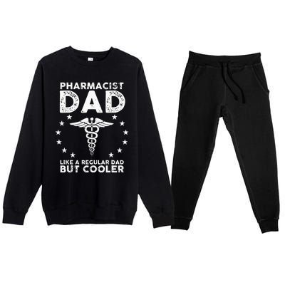 Funny Pharmacist Art For Dad School Pharmacy Technicians Premium Crewneck Sweatsuit Set