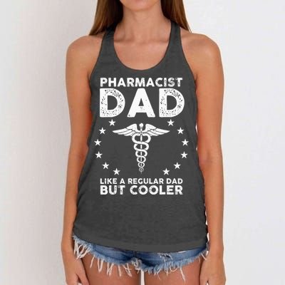 Funny Pharmacist Art For Dad School Pharmacy Technicians Women's Knotted Racerback Tank