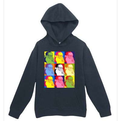 Funny Pop Art Poster Style Santa Christmas Gift Urban Pullover Hoodie