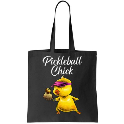 Funny Pickleball Art For Women Girl Paddle Sport Chick Lover Tote Bag