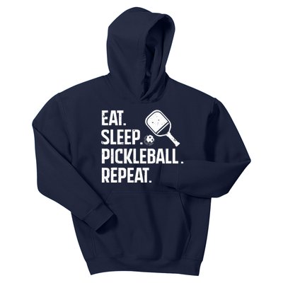 Funny Pickleball Art Pickleball Player Lover Kids Hoodie