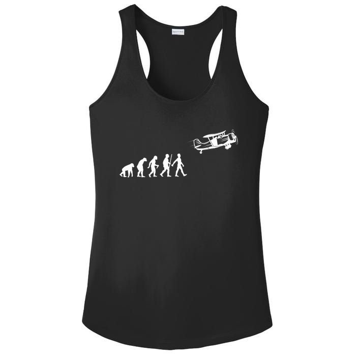 Funny Pilot Art For Airplane Pilot Aviation Lovers Ladies PosiCharge Competitor Racerback Tank