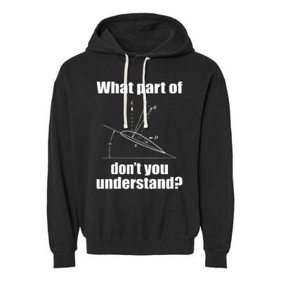 Funny Pilot Art For Aviation Lover Airplane Pilots Garment-Dyed Fleece Hoodie