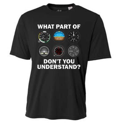 Funny Pilot Art Men Women Aviation Airline Pilot Instruments Cooling Performance Crew T-Shirt