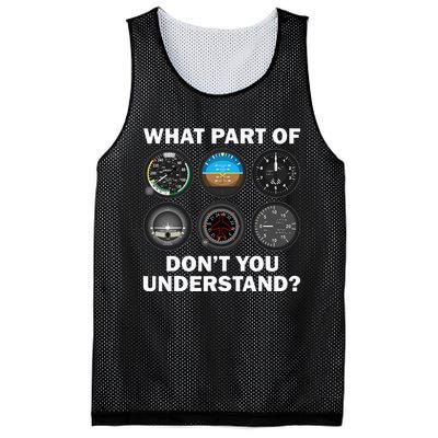 Funny Pilot Art Men Women Aviation Airline Pilot Instruments Mesh Reversible Basketball Jersey Tank