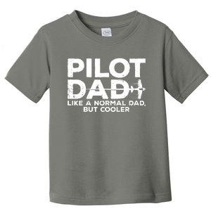 Funny Pilot Art For Dad Men Aviation Airplane Aircraft Pilot Toddler T-Shirt