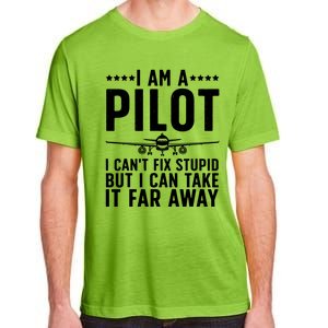 Funny Pilot Art For Men Women Aircraft Themed Airplane Pilot Adult ChromaSoft Performance T-Shirt