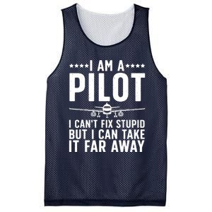 Funny Pilot Art For Men Women Aircraft Themed Airplane Pilot Mesh Reversible Basketball Jersey Tank