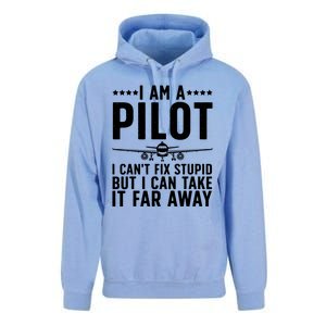 Funny Pilot Art For Men Women Aircraft Themed Airplane Pilot Unisex Surf Hoodie