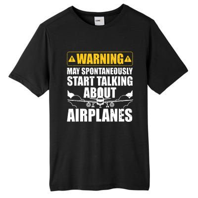 Funny Pilot Art For Men Women Aviation Pilot Airplane Lovers Tall Fusion ChromaSoft Performance T-Shirt