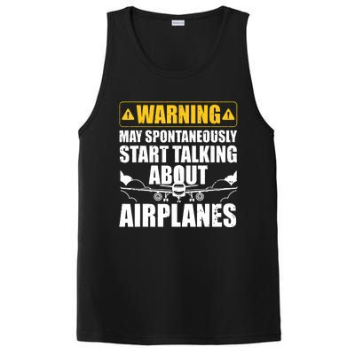 Funny Pilot Art For Men Women Aviation Pilot Airplane Lovers PosiCharge Competitor Tank