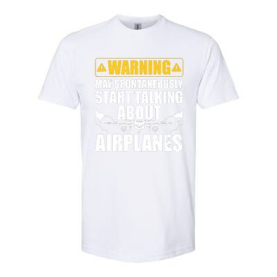 Funny Pilot Art For Men Women Aviation Pilot Airplane Lovers Softstyle CVC T-Shirt