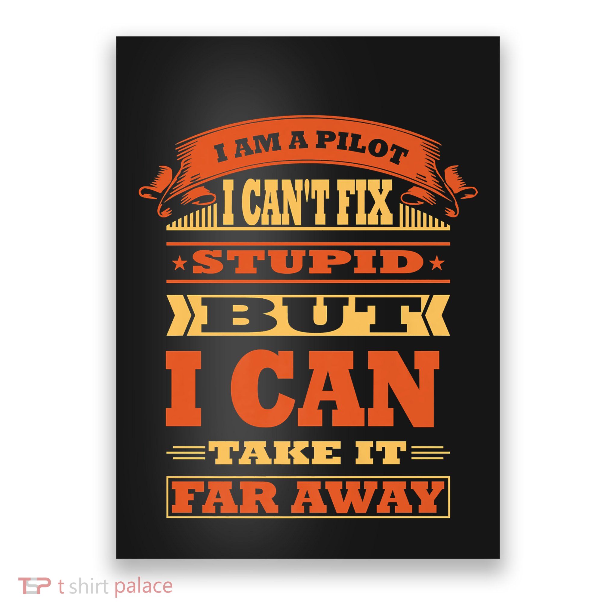 Funny Pilot Art For Men Women Vintage Pilot Poster