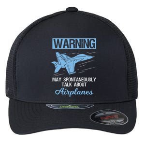 Funny Pilot Aviation Jet Fighter Aeroplane Plane Flexfit Unipanel Trucker Cap