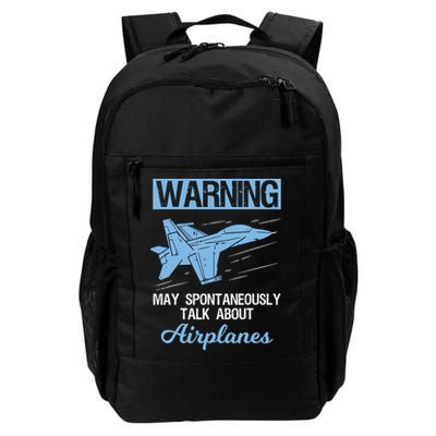 Funny Pilot Aviation Jet Fighter Aeroplane Plane Backpack