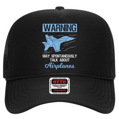 Funny Pilot Aviation Jet Fighter Aeroplane Plane Trucker Hat