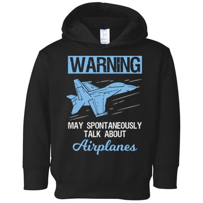 Funny Pilot Aviation Jet Fighter Aeroplane Plane Toddler Hoodie
