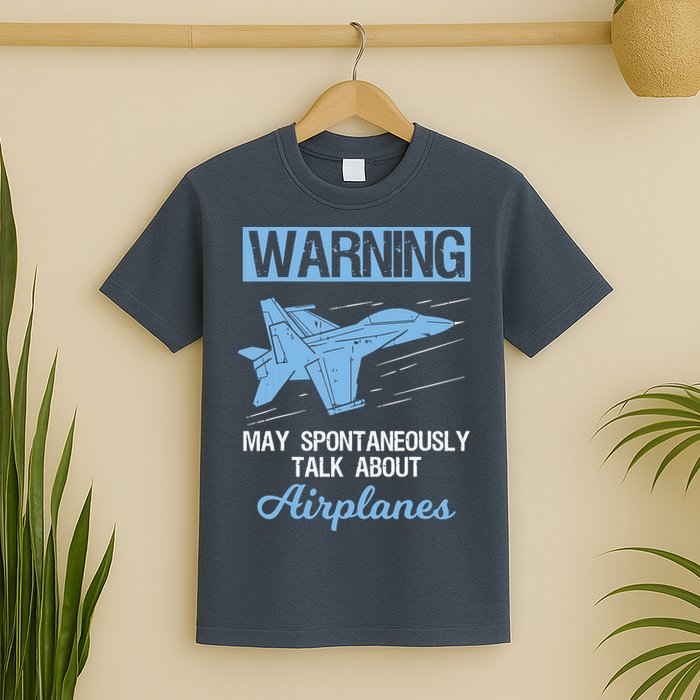 Funny Pilot Aviation Jet Fighter Aeroplane Plane T-Shirt